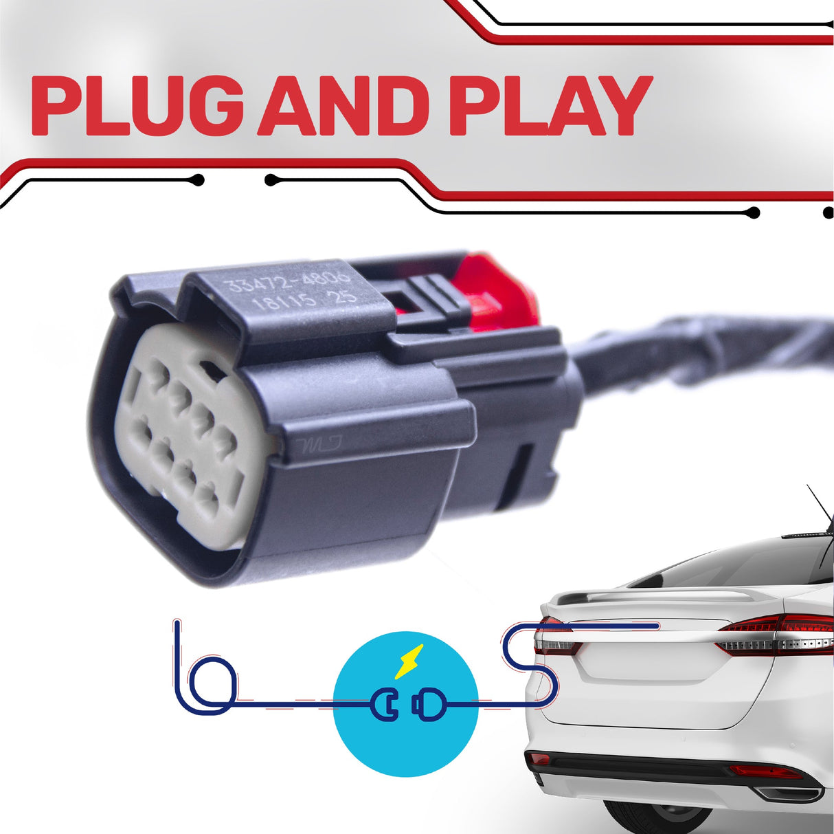 Chevrolet Silverado / GMC Sierra w/o EZ LIFT, w/o AVM (2016-2019) OEM Replacement Backup Camera OE Part # 84079952, 23244435