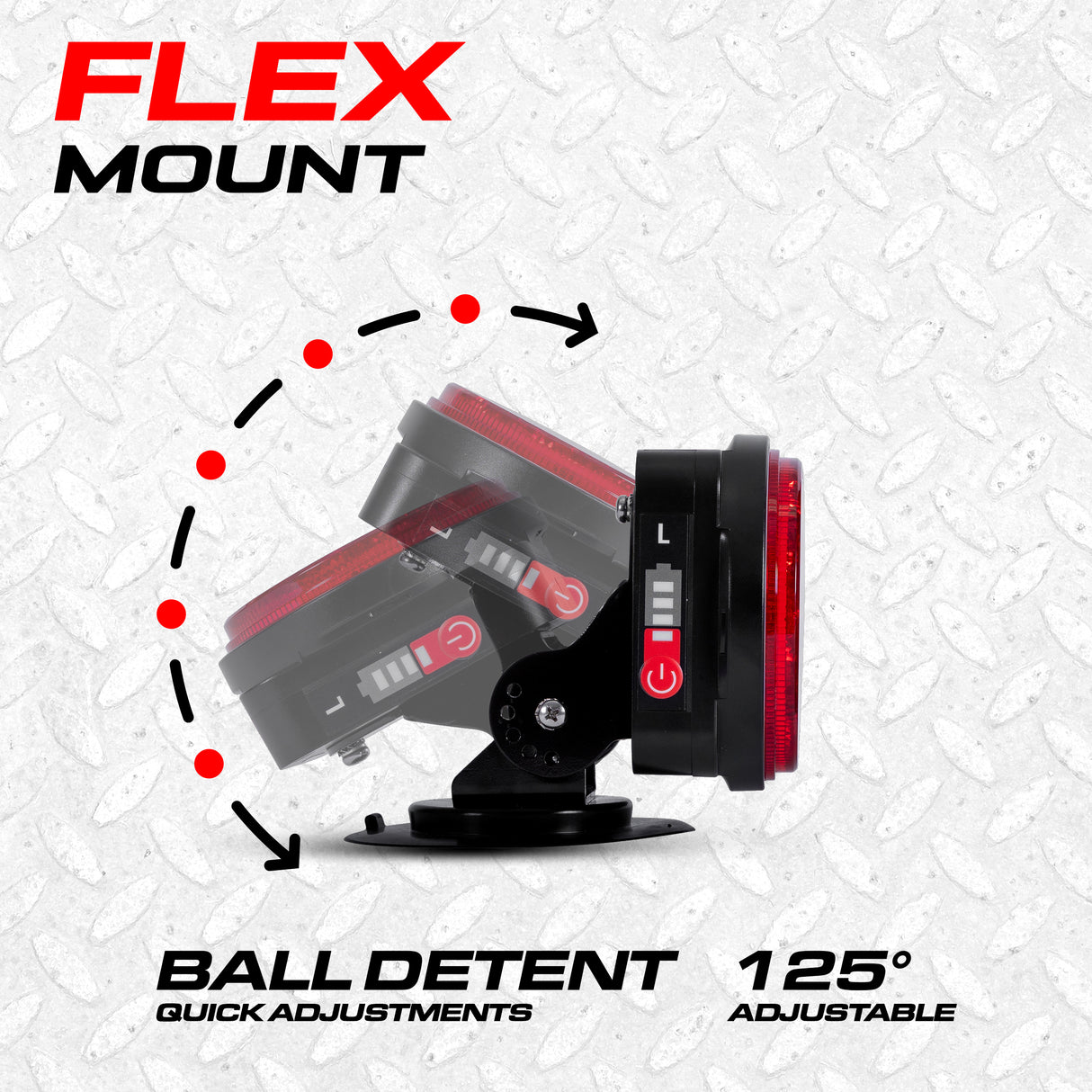 PartsMT Wireless Pivot Tow Lights with Battery | Multi Functional Signal Lights | Sturdy Magnetic Mount | 4 Pin Flat Connection with USB | Carrying Bag Included