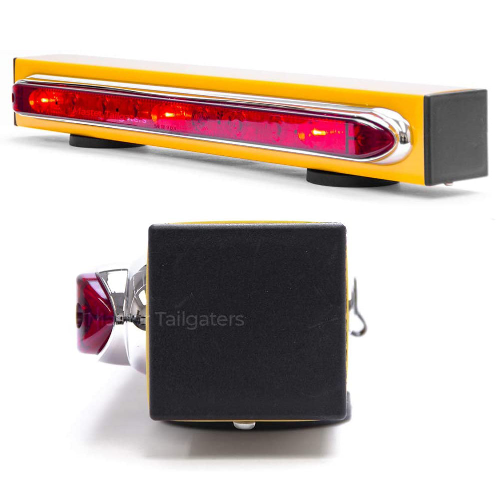 Wireless Trailer Tow Light Bar 19"- Magnetic Mount - Ultra Bright LED with 4 Pin Flat Hitch Transmitter