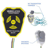 Wireless Trailer Tow Lights - Magnetic Mount - 65 Feet Range - 4 Pin Flat Blade Connection