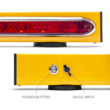 Wireless Trailer Tow Light Bar 19"- Magnetic Mount - Ultra Bright LED with 7 Pin RV Blade Hitch Transmitter