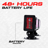 PartsMT 20" Wireless Pivot Tow Double Light Bar | Ultra Bright LED | Multi Functional Signal Lights | Sturdy Magnetic Mount | 7 Blade Round Connection | Reverse Lights Function