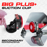 PartsMT Wireless Pivot Tow Lights with Battery | Multi Functional Signal Lights | Sturdy Magnetic Mount | 7 Pin Blade Round Adapter Connection w/USB | Reverse Lights Function