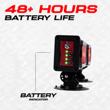 PartsMT 20" Wireless Pivot Tow Double Light Bar | Ultra Bright LED | Multi Functional Signal Lights | Sturdy Magnetic Mount | 4 Pin Flat Connection