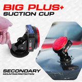 PartsMT Wireless Pivot Tow Lights with Battery | Multi Functional Signal Lights | Sturdy Magnetic Mount | 4 Pin Round Connection | Carrying Bag Included